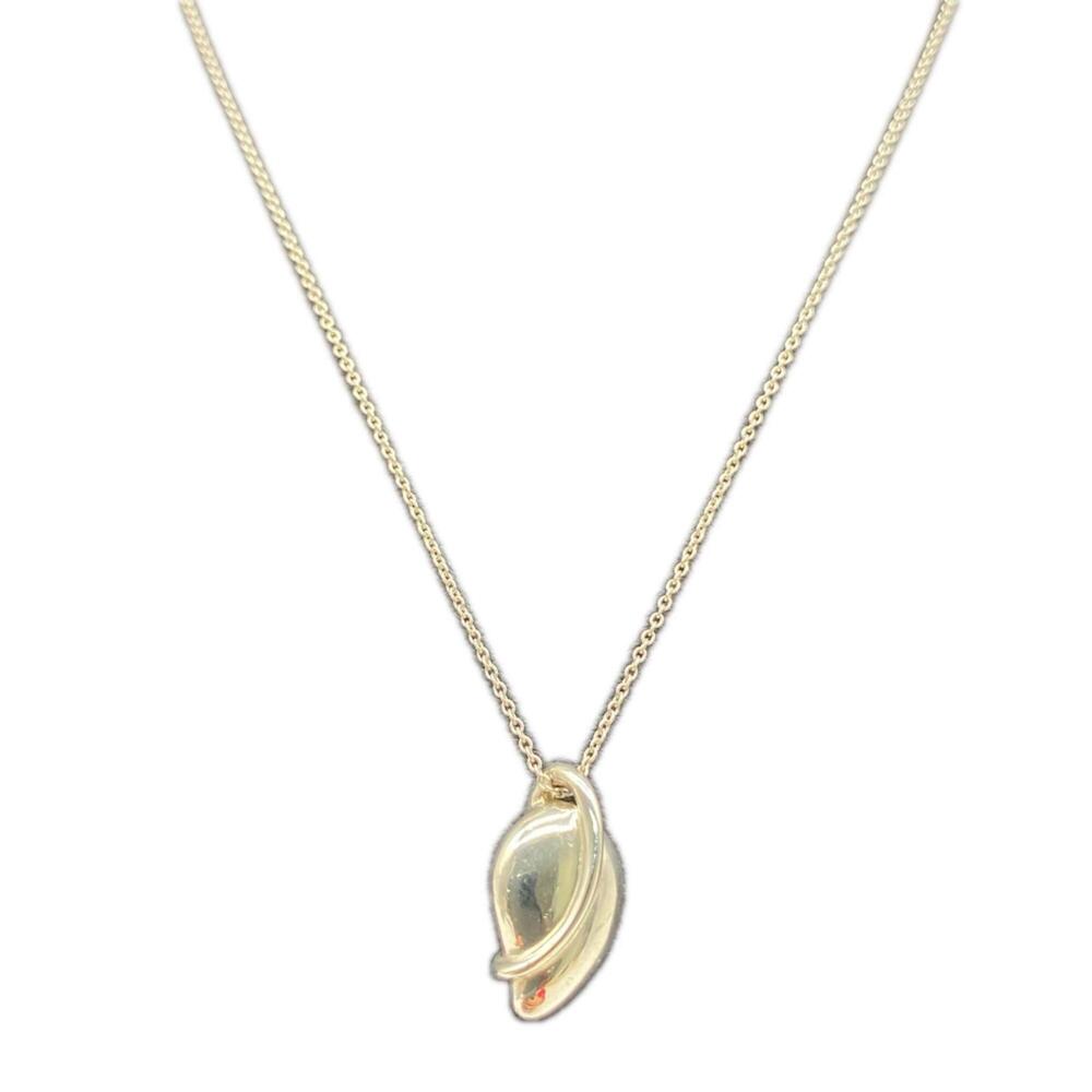 TIFFANY&Co. Tiffany Elsa Peretti Leaf Necklace SV925 Silver Women's